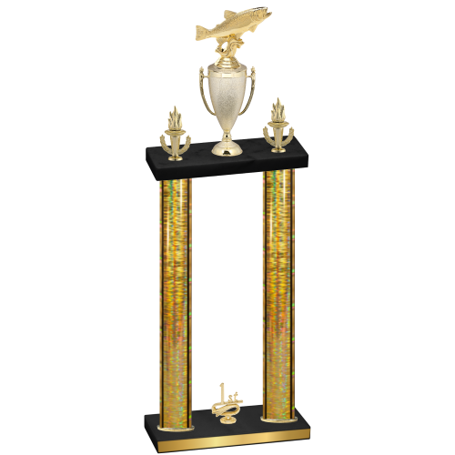 Double Gold Glacier First Place Fishing Trophy
