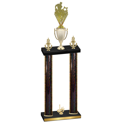 Double Black Glacier First Place Rugby Trophy