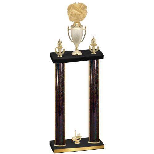 Double Black Glacier First Place Cheerleading Trophy