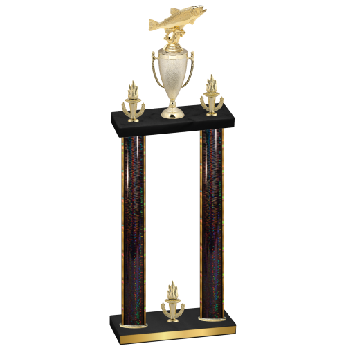 Double Black Glacier Victory Fishing Trophy