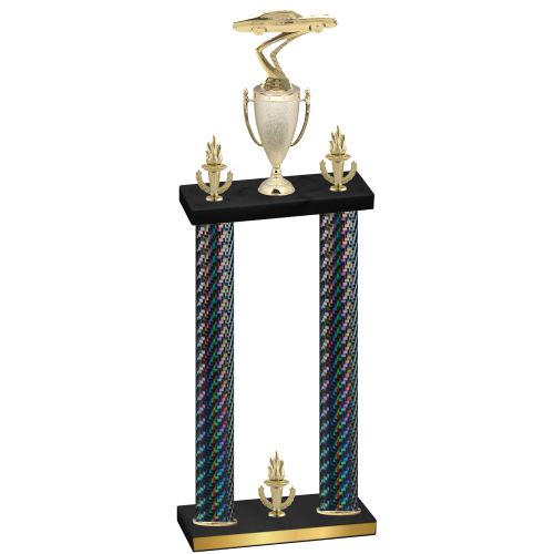 Double Black Carbon Fiber Victory Cars Trophy