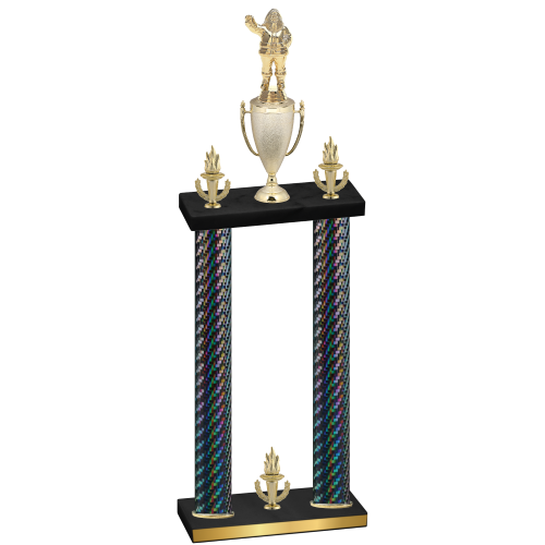 Double Black Carbon Fiber Victory Holiday Trophy