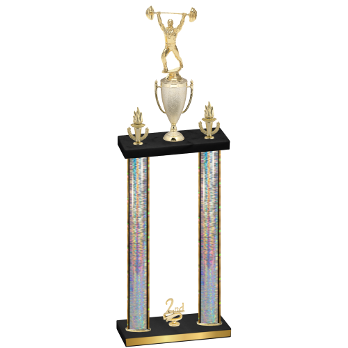 Double Silver Glacier Second Place Weights Trophy