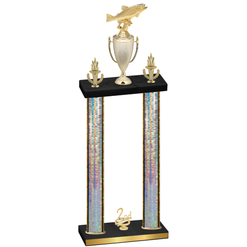 Double Silver Glacier Second Place Fishing Trophy
