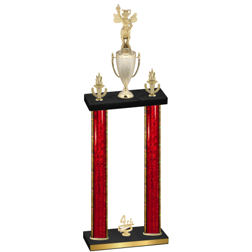 Double Red Glacier Fourth Place Academics Trophy