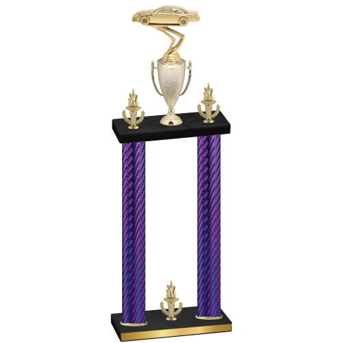 Double Purple Carbon Fiber Victory Cars Trophy