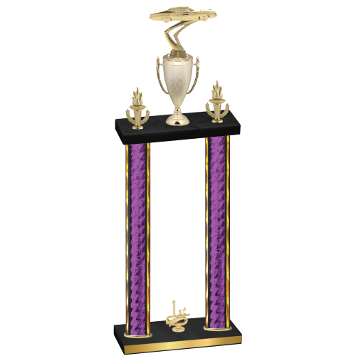 Double Purple Glacier First Place Cars Trophy