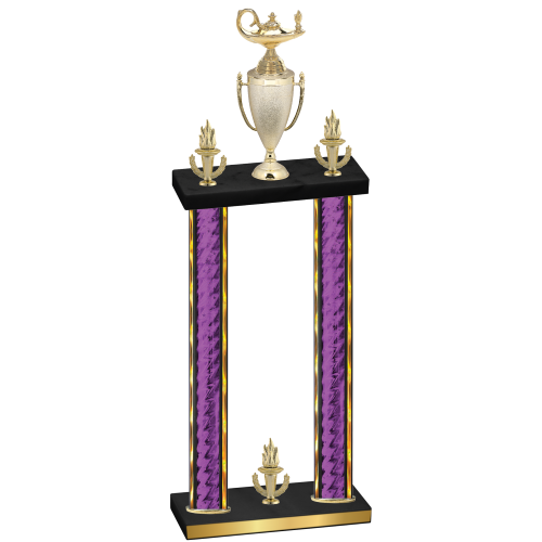 Double Purple Glacier Victory Academics Trophy