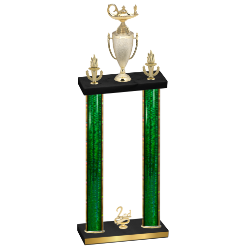 Double Green Glacier Second Place Academics Trophy