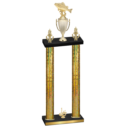 Double Gold Glacier First Place Fishing Trophy