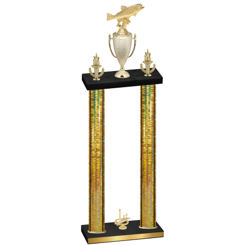 Double Gold Glacier First Place Fishing Trophy