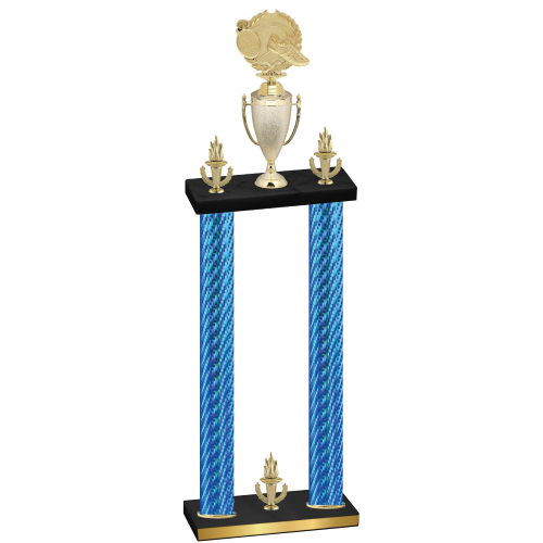 Double Blue Carbon Fiber Victory Running Trophy