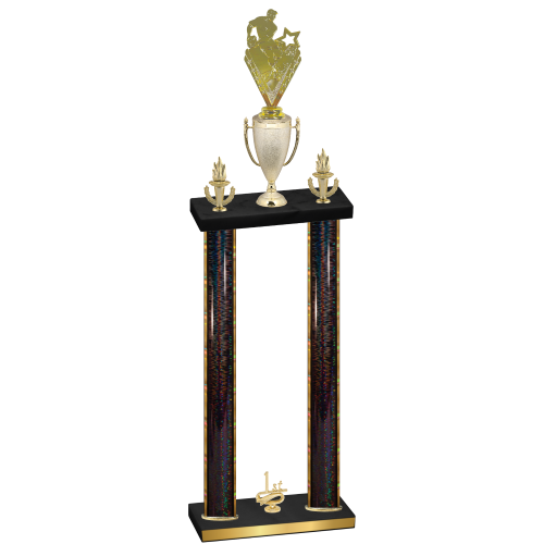 Double Black Glacier First Place Rugby Trophy