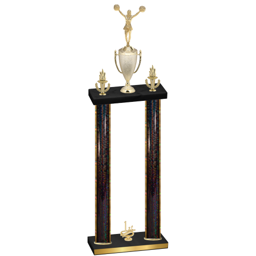 Double Black Glacier First Place Cheerleading Trophy
