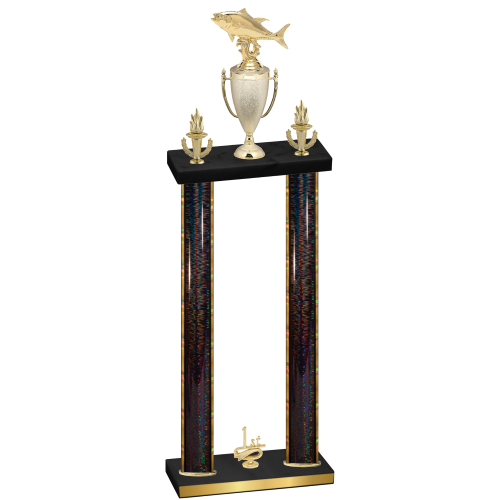 Double Black Glacier First Place Fishing Trophy