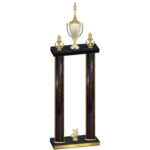 Double Black Glacier Year Chess Trophy
