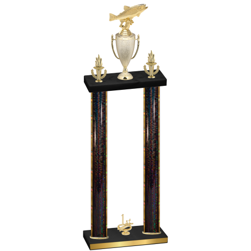 Double Black Glacier First Place Fishing Trophy