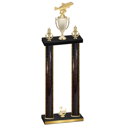 Double Black Glacier Second Place Fishing Trophy