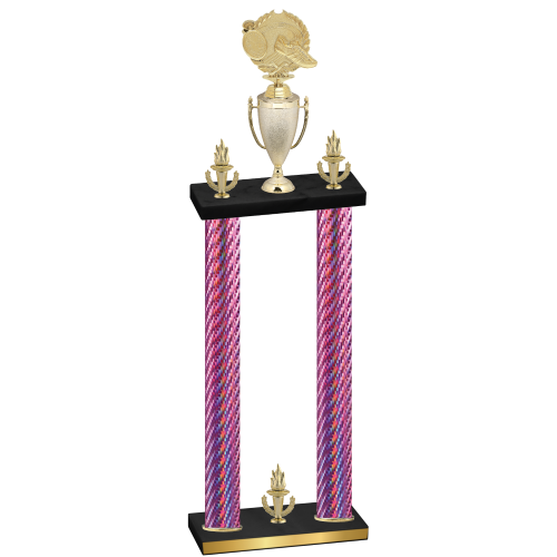 Double Pink Carbon Fiber Victory Running Trophy