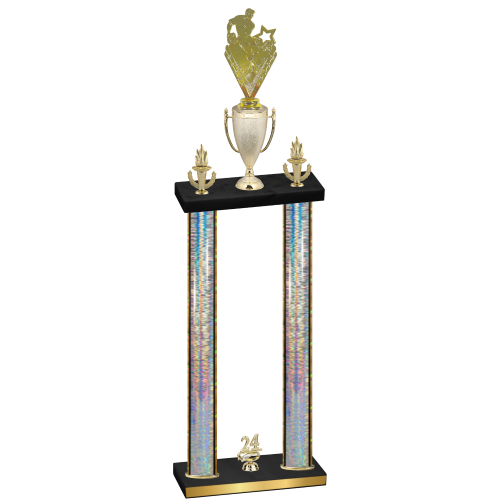Double Silver Glacier Year Rugby Trophy