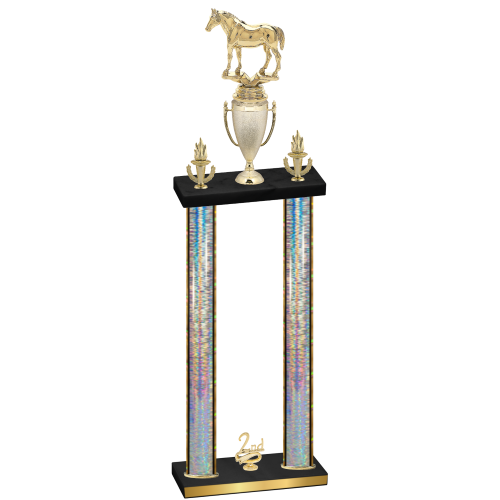 Double Silver Glacier Second Place Horses Trophy