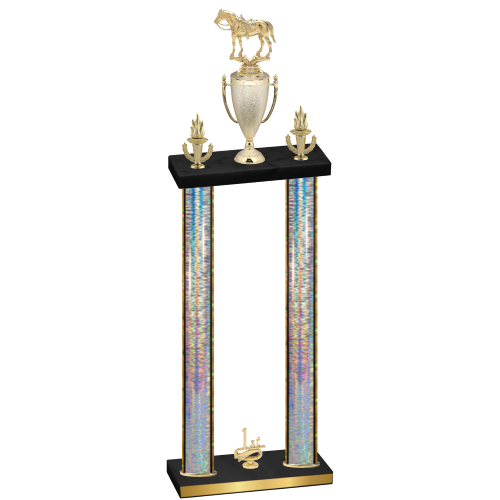 Double Silver Glacier First Place Horses Trophy