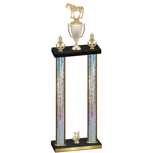 Double Silver Glacier Year Horses Trophy