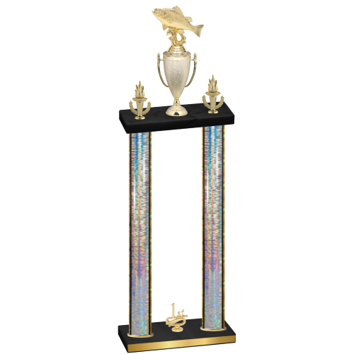 Double Silver Glacier First Place Fishing Trophy