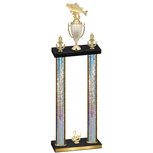 Double Silver Glacier Second Place Fishing Trophy