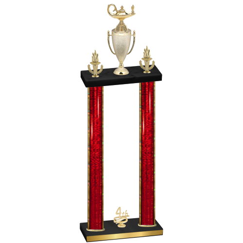 Double Red Glacier Fourth Place Academics Trophy