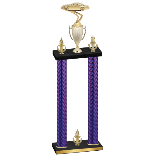 Double Purple Carbon Fiber Victory Cars Trophy