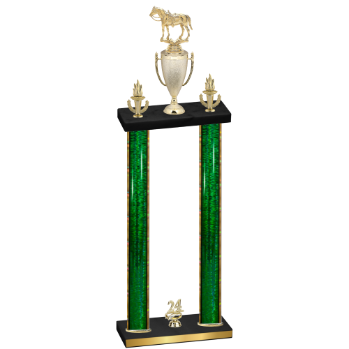 Double Green Glacier Year Horses Trophy