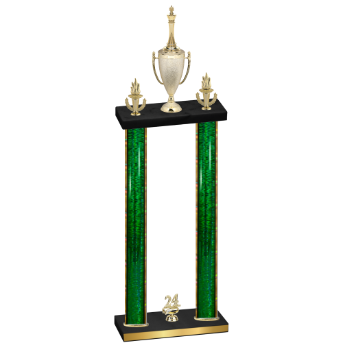 Double Green Glacier Year Chess Trophy