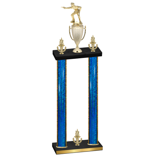 Double Blue Glacier Victory Shooter Trophy