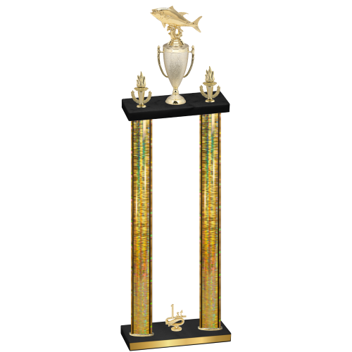 Double Gold Glacier First Place Fishing Trophy