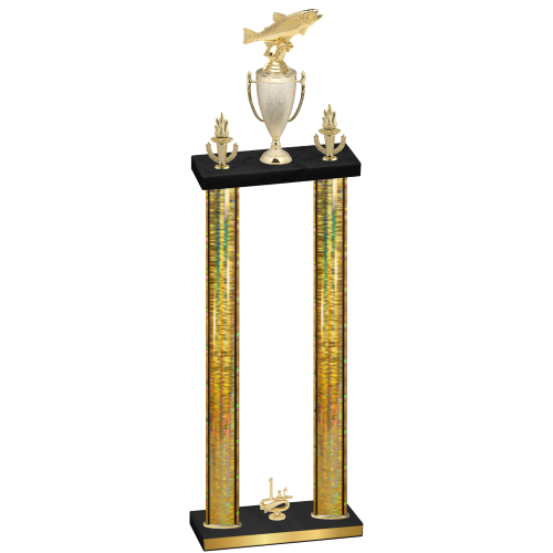 Double Gold Glacier First Place Fishing Trophy