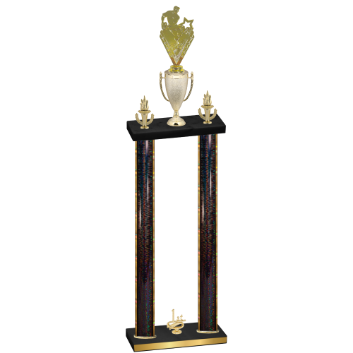 Double Black Glacier First Place Rugby Trophy