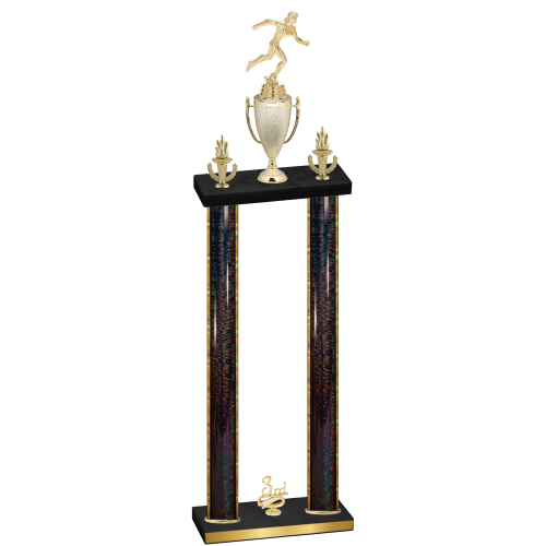 Double Black Glacier Third Place Running Trophy