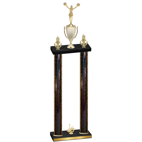 Double Black Glacier First Place Cheerleading Trophy
