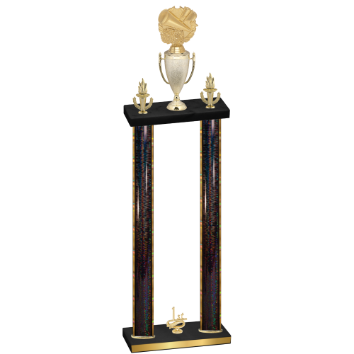 Double Black Glacier First Place Cheerleading Trophy