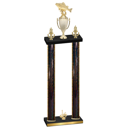Double Black Glacier First Place Fishing Trophy