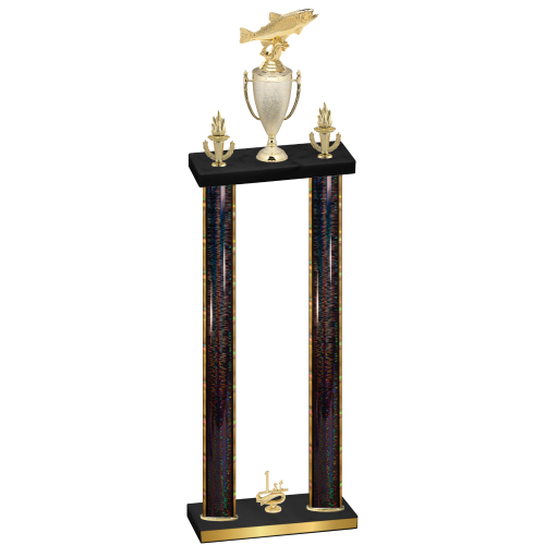 Double Black Glacier First Place Fishing Trophy