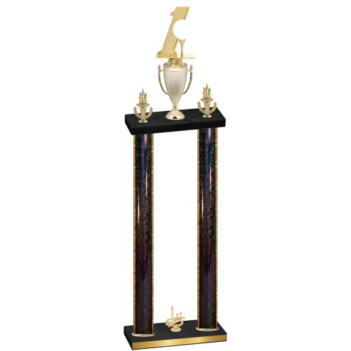 Double Black Glacier First Place Golf Trophy