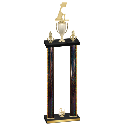 Double Black Glacier Third Place Golf Trophy