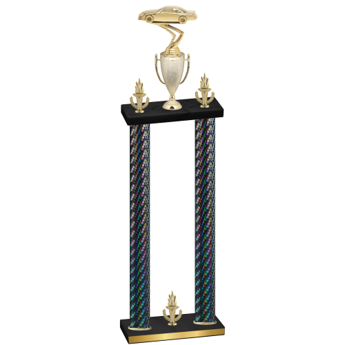 Double Black Carbon Fiber Victory Cars Trophy