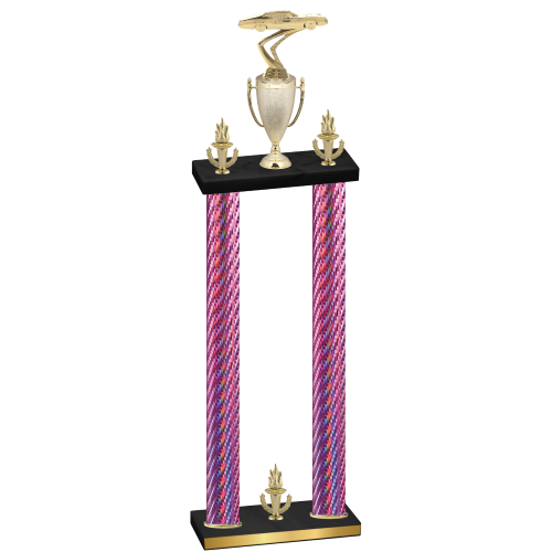Double Pink Carbon Fiber Victory Cars Trophy