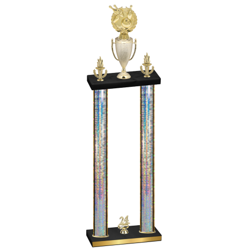 Double Silver Glacier Year Bowling Trophy