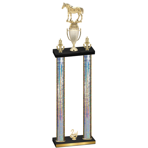 Double Silver Glacier Second Place Horses Trophy