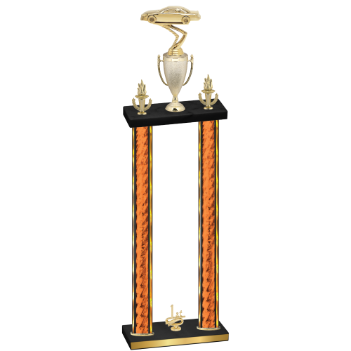 Double Orange Glacier First Place Cars Trophy
