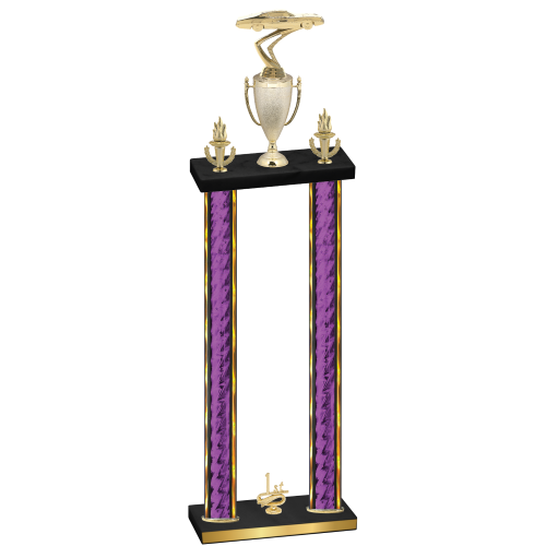 Double Purple Glacier First Place Cars Trophy